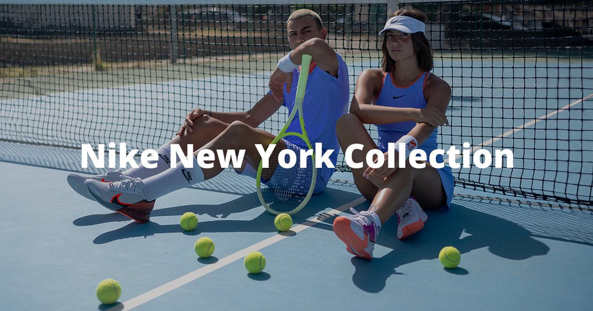 Colección Nike Nueva York La energía de la ciudad de New York en las canchas de Flushing Meadows.