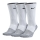 Nike Dry Cushion Crew x 3 Socks - White/Grey