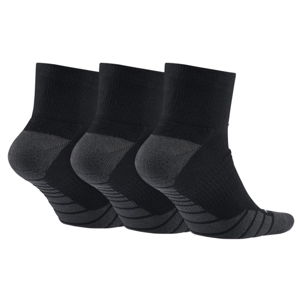 Nike Dry Cushion x 3 Socks - Black/Grey