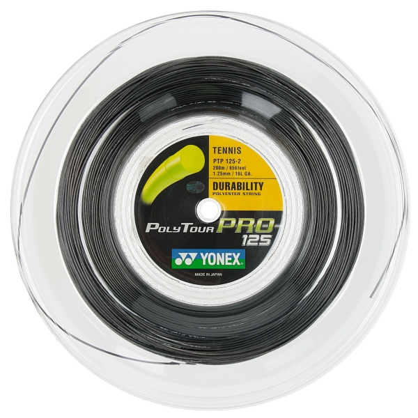 Yonex PolyTour Pro 125 x 200 m - Black - Tennis String