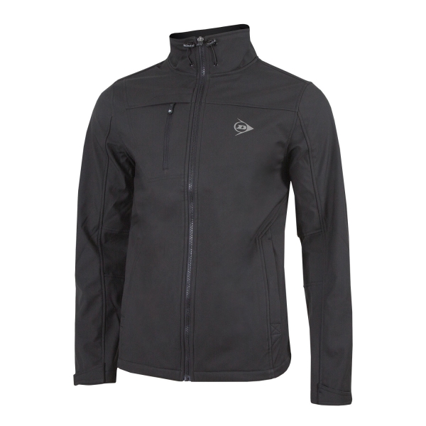 Giacche da Tennis Uomo Dunlop Essentials Softshell Jacket  Black 52114