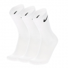 Nike Everyday Lightweight Crew x 3 Socks - White