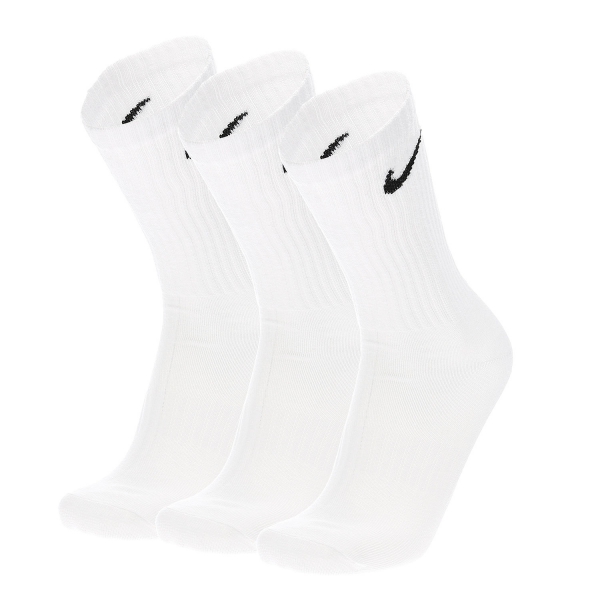 Calze Tennis Nike Everyday Lightweight Crew x 3 Calze  White SX7676100