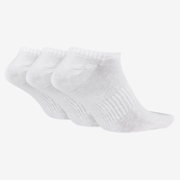 Nike Everyday Lightweight x 3 Socks - White/Black