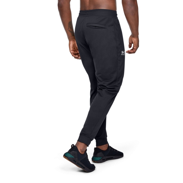 Under Armour Sportstyle Tricot Pantalones - Black/White