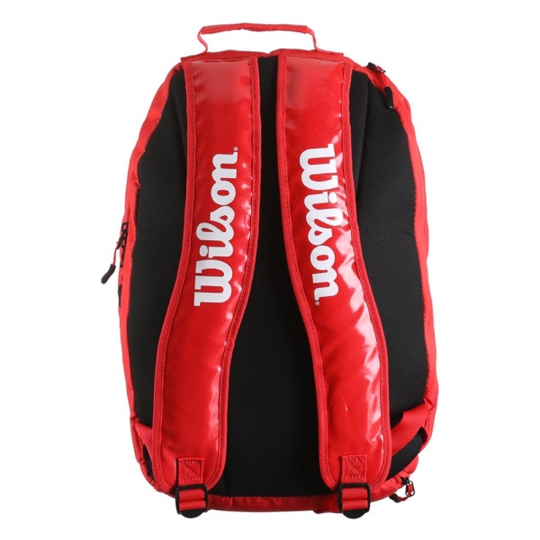 wilson super tour backpack red