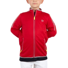 Dunlop Club Line Girls Knitted Jacket Red 1