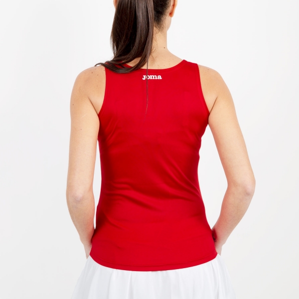 Joma Diana Tank - Red/White