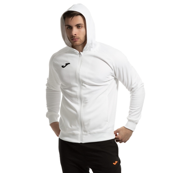 Maglie e Felpe Tennis Uomo Joma Menfis Felpa  White/Black 101303.200