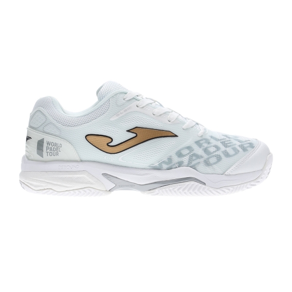 Joma Slam Clay Men's Padel Shoes White/Gold