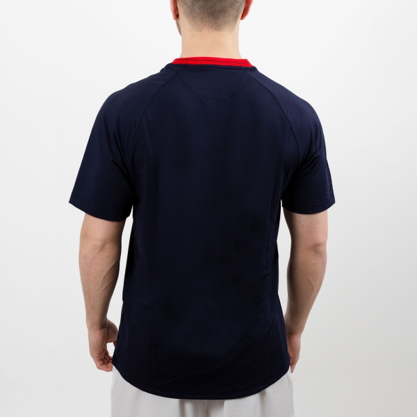 K-Swiss Heritage Classic T-Shirt - Navy/Red