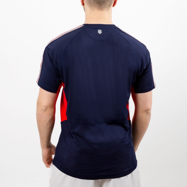 K-Swiss Heritage Camiseta - Navy/Red