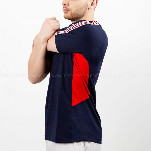 K-Swiss Heritage T-Shirt - Navy/Red