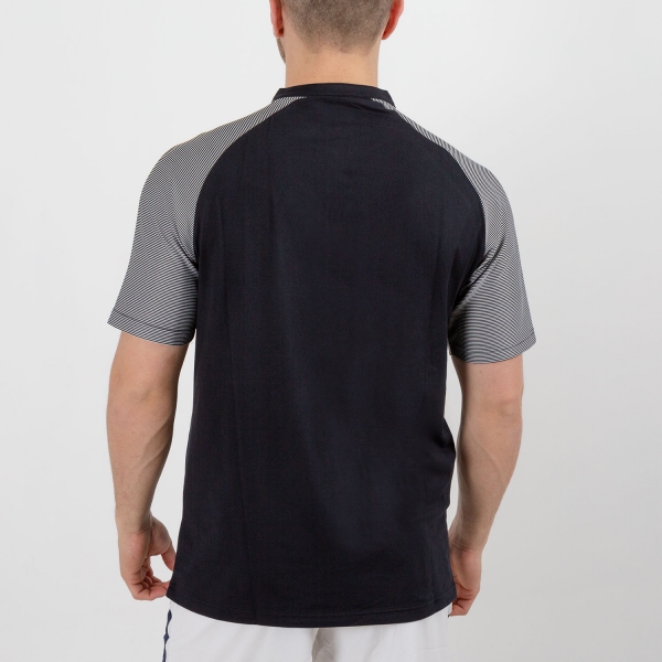 K-Swiss Hypercourt Henley Polo - Black/White