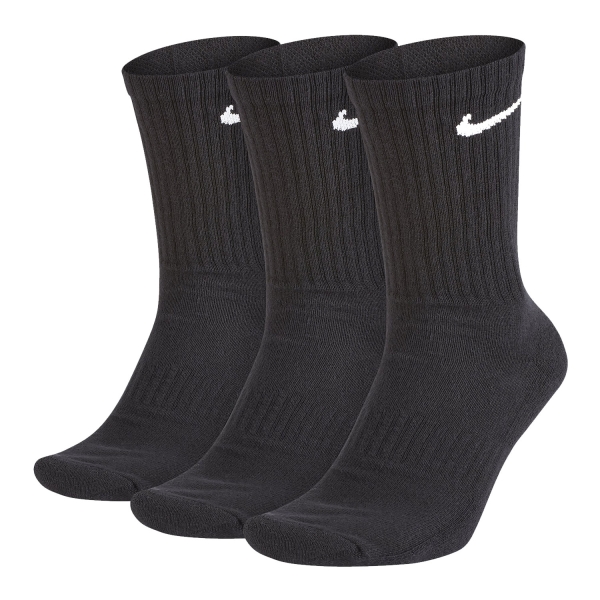 Calze Tennis Nike Everyday Cushioned Crew x 3 Calze  Black/White SX7664010