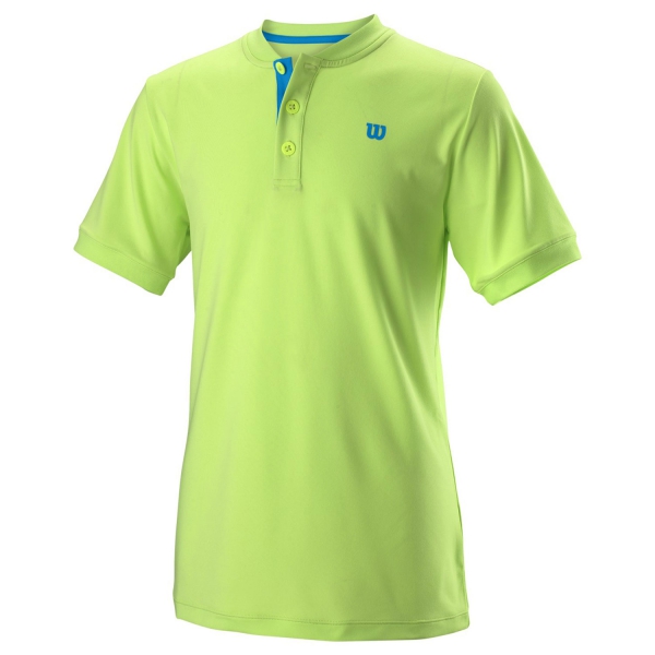 Tennis Polo and Shirts Boy Wilson Henley Polo Boy  Sharp Green WRA768003