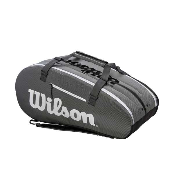 Wilson Super Tour 3 Comp x 15 Tennis Bag - Black/Grey
