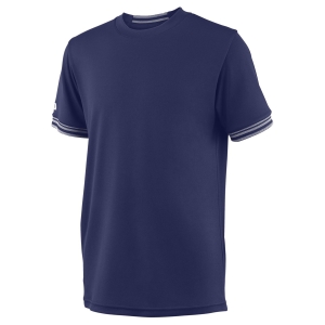 Polo y Camiseta de Tenis Niño Wilson Team Solid Crew Camiseta Nino  Blue Depths WRA770204