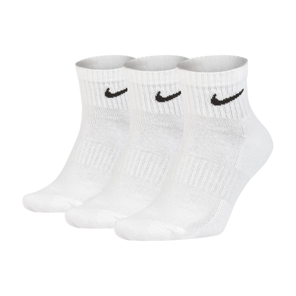 Calcetines de Tenis Nike Everyday Cushion x 3 Calcetines  White/Black SX7667100