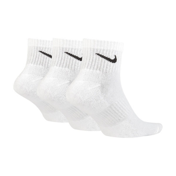 Nike Everyday Cushion x 3 Socks - White/Black