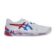 Asics Gel Resolution 8 Retro Tokyo L.E. - White/Electric Blue