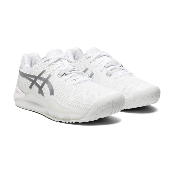 ASICS Gel Resolution 8 - White/Pure Silver