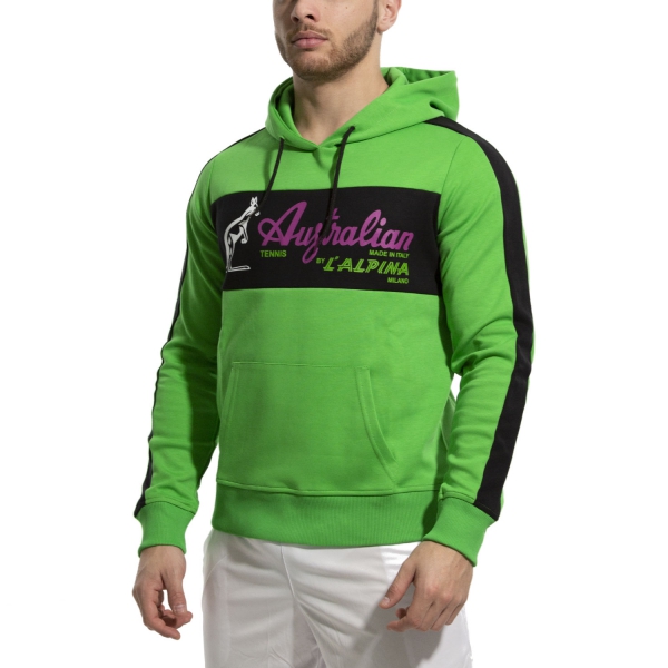 Australian Interlock Men's Tennis Hoodie Verde Kawasaki