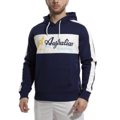 Australian Interlock Felpa da Tennis Uomo - Nero/Bianco