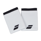 Babolat Logo Jumbo Medium Wristbands - White Rabbit