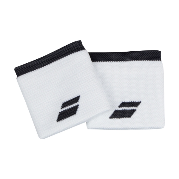 Tennis Wristbands Babolat Logo Small Wristbands  White/Rabbit 5UA12611011