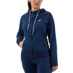 Babolat Exercise Logo Hoodie - Estate Blue Heather