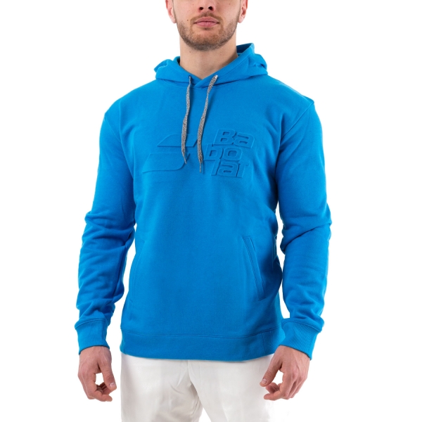 Men's Tennis Shirts and Hoodies Babolat Exercise Hoodie  Blue Aster 4MP10414049