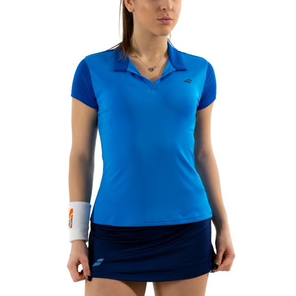 Women`s Tennis T-Shirts and Polos Babolat Play Polo  Blue Aster 3WP10214049