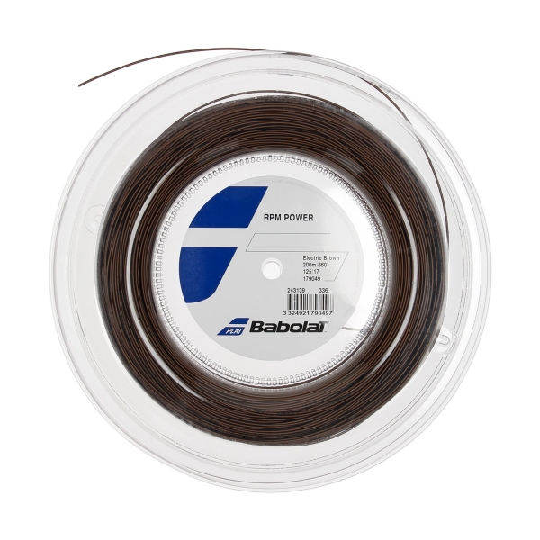 Corda Monofilamento Babolat RPM Power 1.25 Matassa 200 m  Electric Brown 243139336125