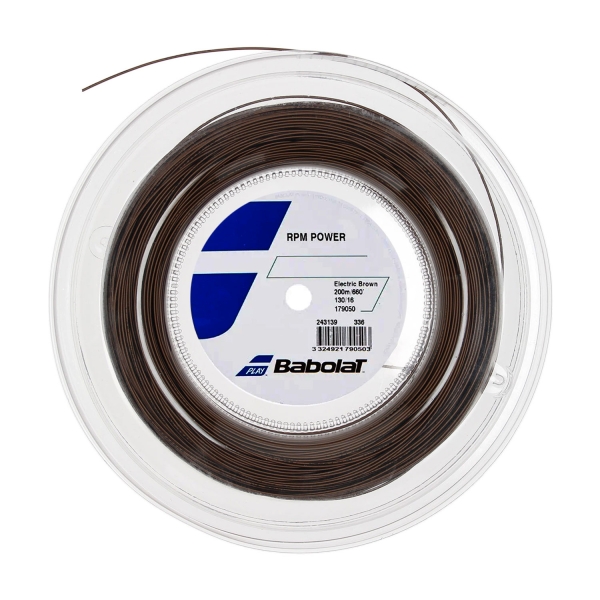 Monofilament String Babolat RPM Power 1.30 200 m String Reel  Electric Brown 243139336130