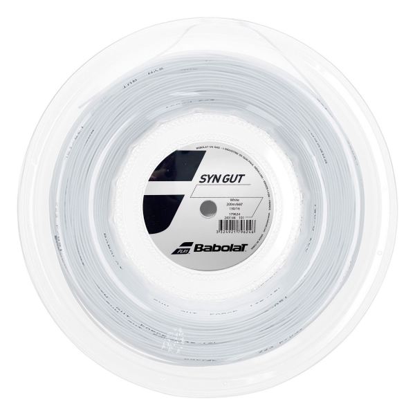  *FREE STRING* Babolat Syn Gut 1.30  White 243144101130/INC