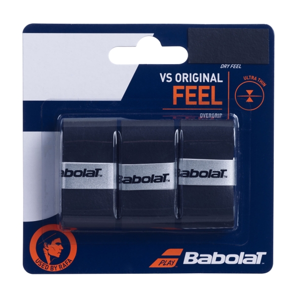 Sobregrip Babolat VS Original Overgrip x 3  Black 653040105