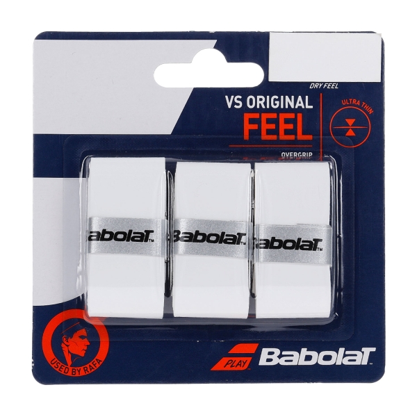 Overgrip Babolat VS Original Overgrip x 3  White 653040101