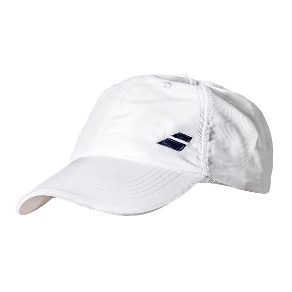 Tennis Hats and Visors Babolat Basic Logo Cap  White 5UA12211000