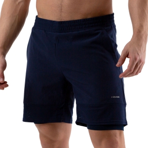 Pantaloncini Tennis Head Club Uomo | 100% Poliestere, Mesh Interno, Tasc Laterali