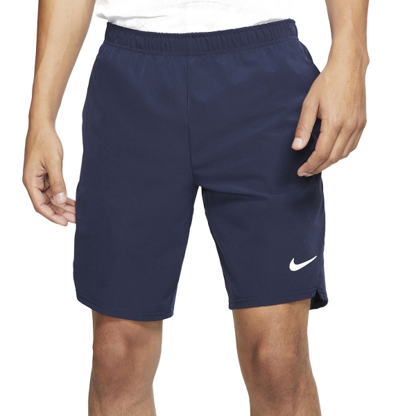 Court Flex Tennis Shorts - Obsidian/White