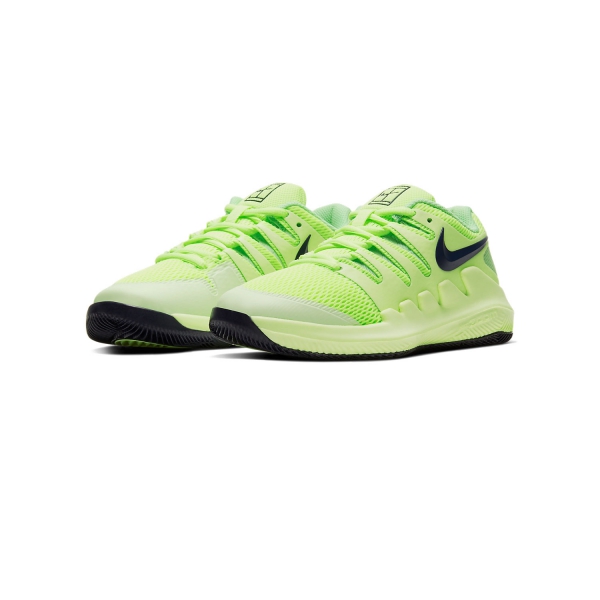 Nike Vapor X Niños - Ghost Green/Blackened Blue/Barely Volt