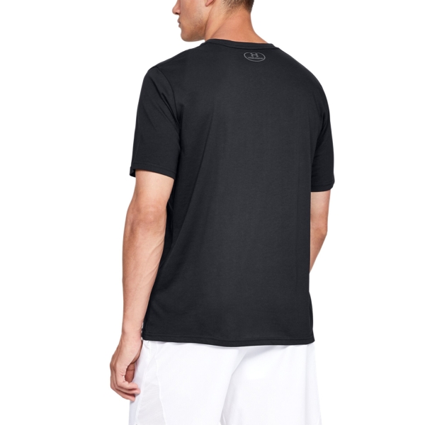 Under Armour Team Issue Wordmark Camiseta - Black/Rhino Gray