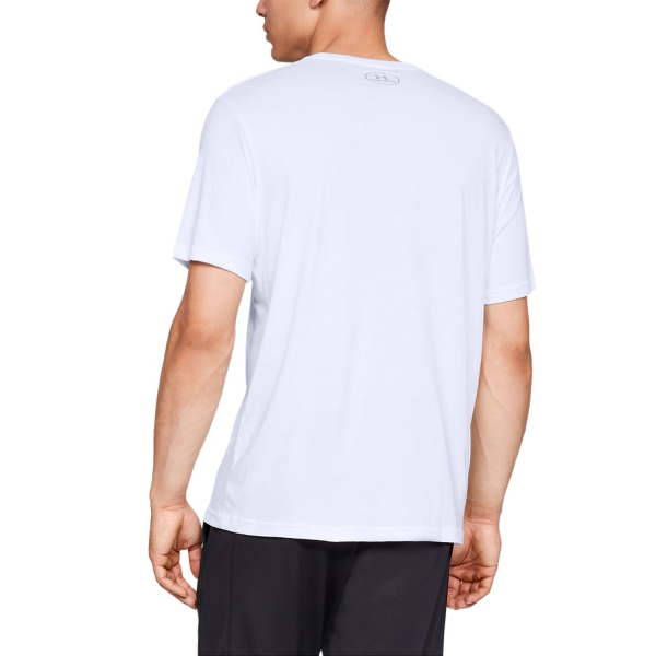 Under Armour Team Issue Wordmark Camiseta - White/Black