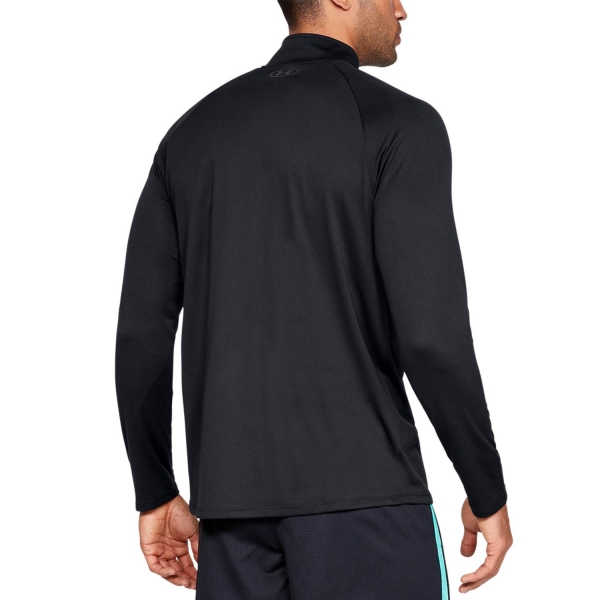 Under Armour Tech 2.0 1/2 Zip Camisa - Black/Charcoal