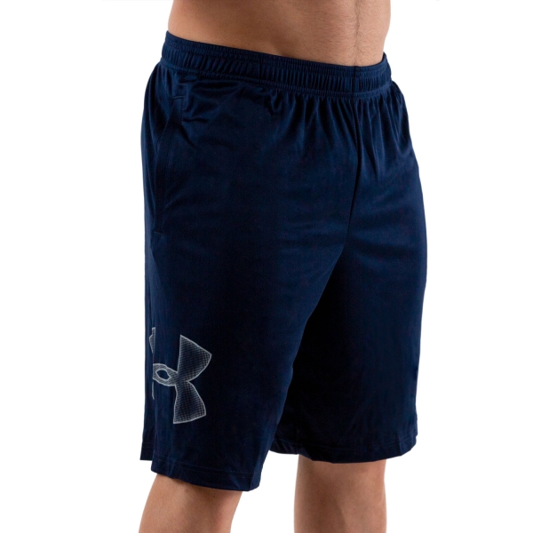 Men's Tennis Shorts Under Armour Tech Graphic 10in Shorts  Academy/Steel 13064430409