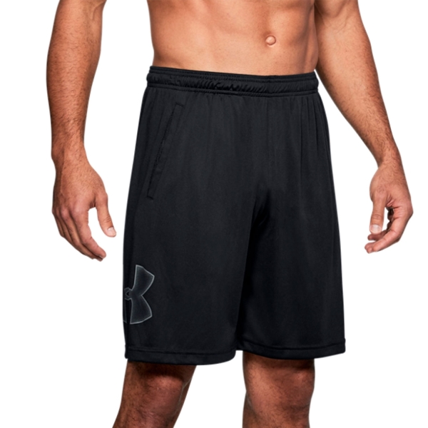 Pantalones Cortos Tenis Hombre Under Armour Tech Graphic 10in Shorts  Black/Graphite 13064430001