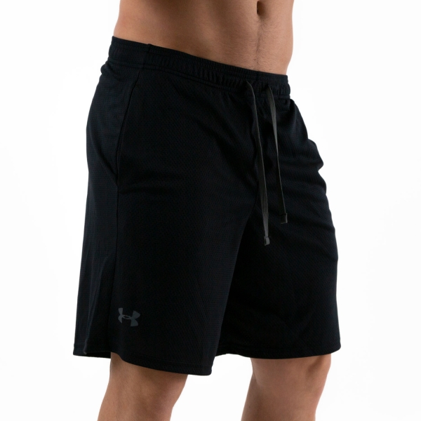 Men's Tennis Shorts Under Armour Tech Mesh 9in Shorts  Black 13287050001