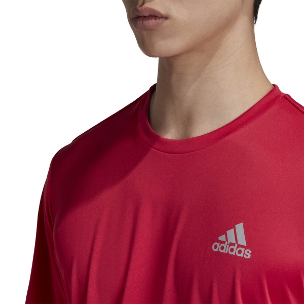 adidas Club 3 Stripes Camiseta Tenis Hombre - Power Pink