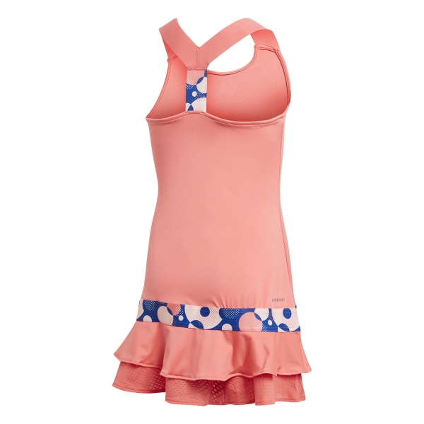 adidas Frill Girl s Tennis Dress Semi Flash Red